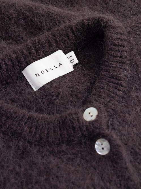 Hovedbilde Kae Knit Cardigan Chocolate 