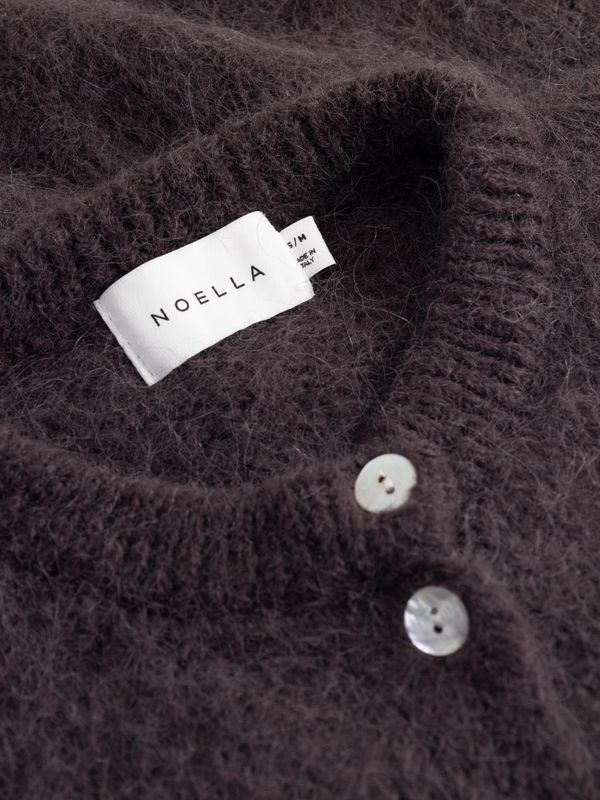 Kae Knit Cardigan Chocolate 