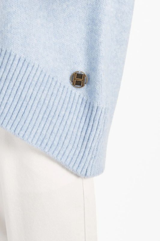 Fam Patch Short Sweater Skyway 