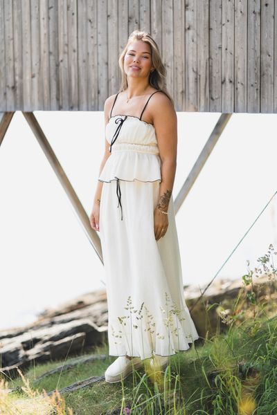 Hovedbilde Emberly Crepe Top Creme 
