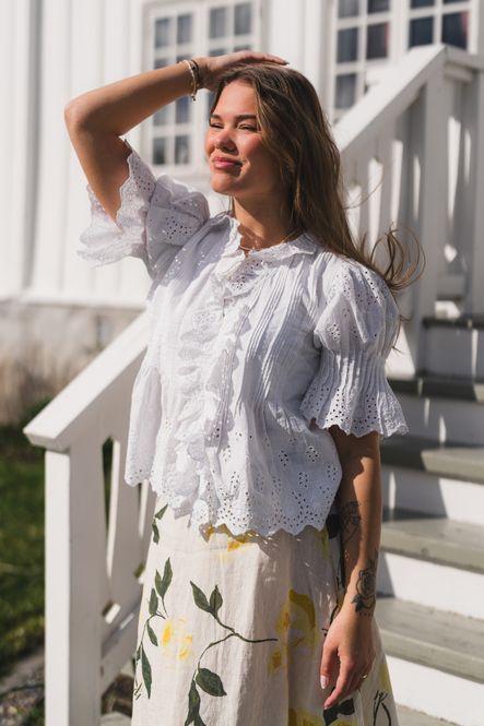 Hovedbilde Talise Emb Blouse White 