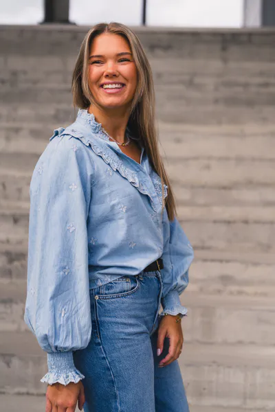 Hovedbilde Degas Denim Blouse Light Blue 