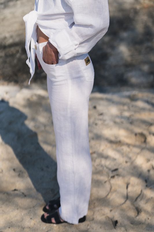 Culotte Linen Colour White 