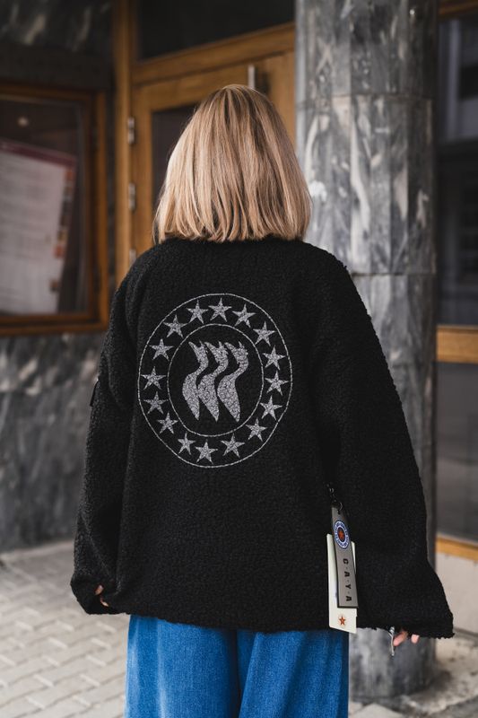 Micky Half Zip Black 