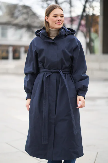 Hovedbilde Rossby Maxi Coat Dark Navy 