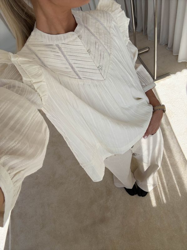 Loryn Blouse White 