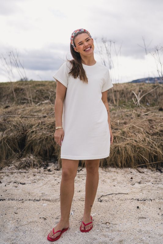 Hapylife Dress Vintage Dove 