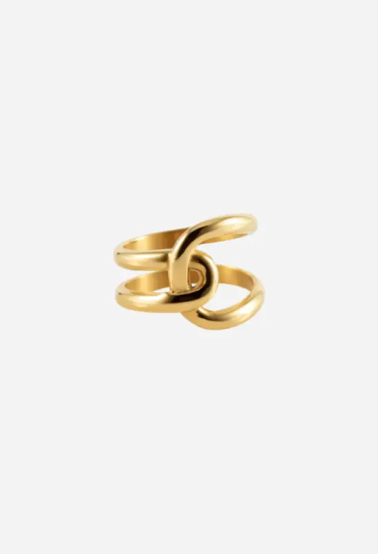 The Monogram Ring Gold 