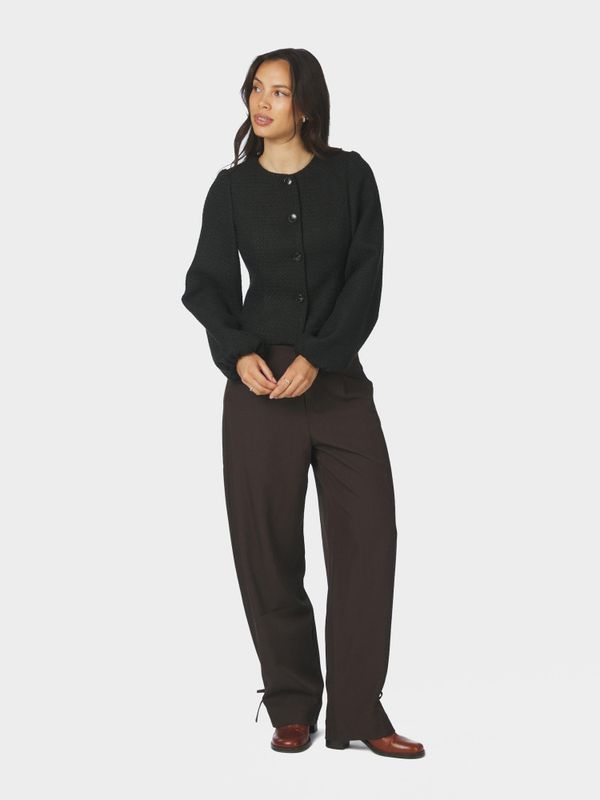 Junette Boucle Jacket Black 