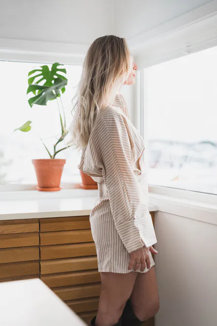 Hovedbilde Atari Dress Oat Stripe 