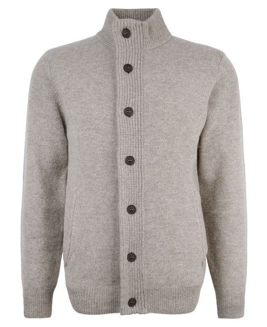 Hovedbilde Essent Patch Zip Through Knitted Jumper Stone 