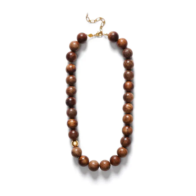 Hovedbilde Woody Necklace Hot Chocolate 