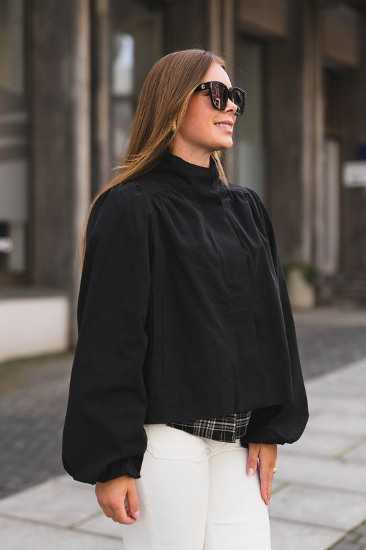 Tirsa Twill Jacket Black 
