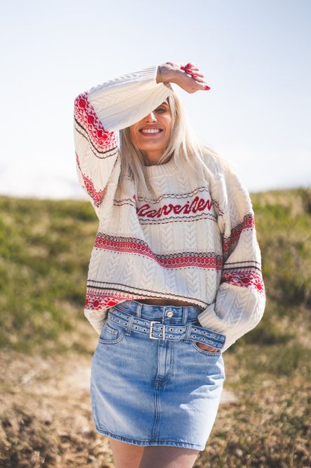 Hovedbilde W. Holzweiler Logo Crew Red Mix 