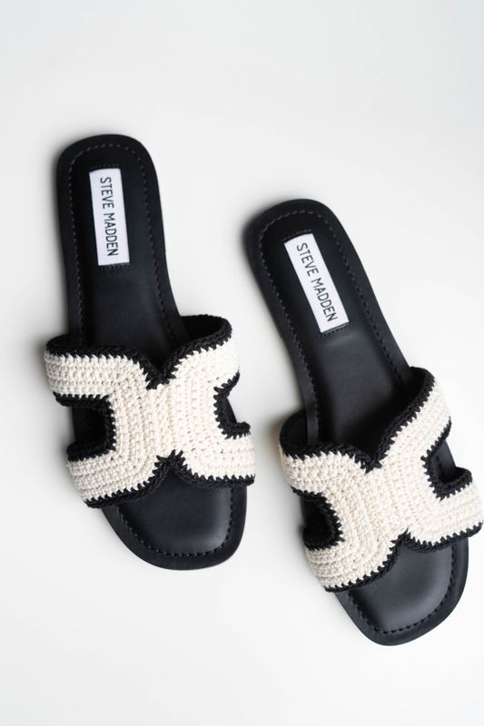 Zarnia Sandal Black/Bone 