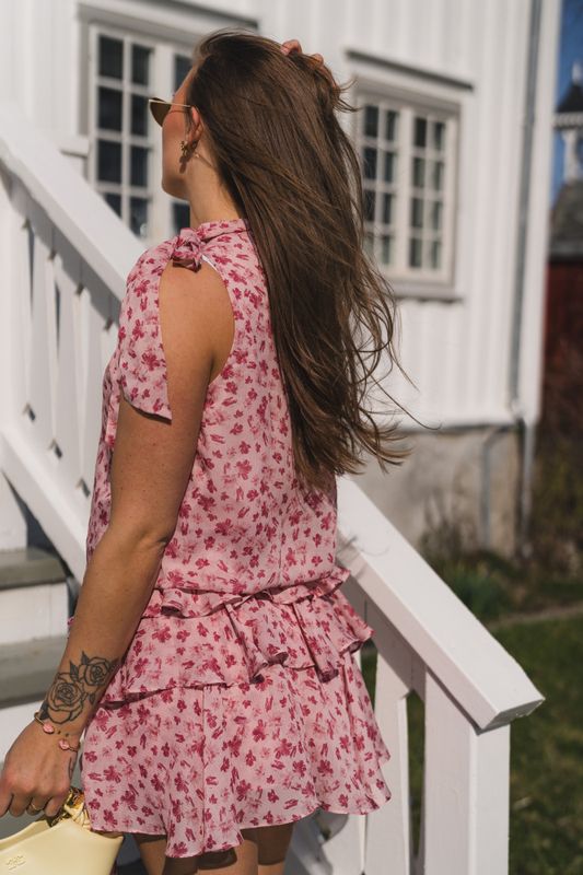Veda Flower Top Dusty Rose 