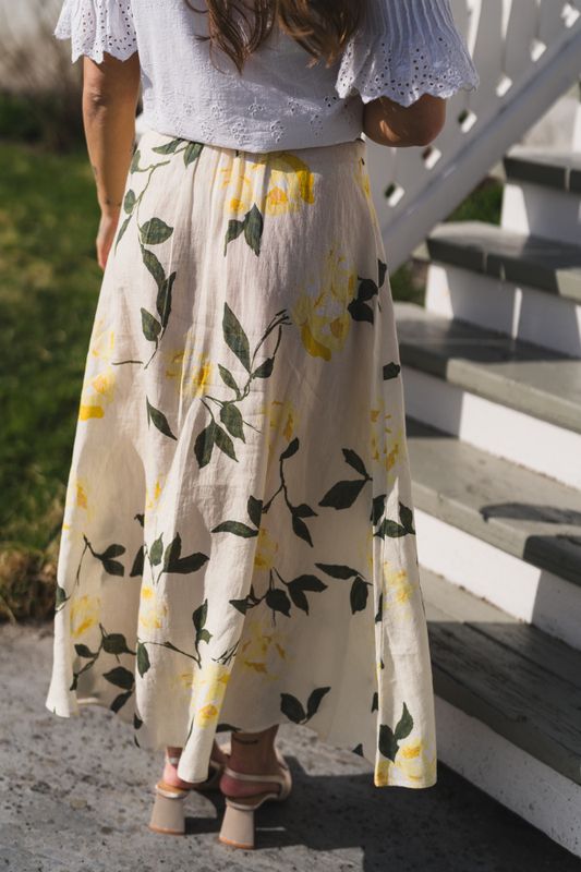 Linen Maxi Skirt Sunlight 