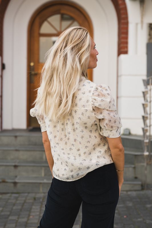 Roella Soft Fleur Blouse Creme 