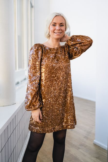 Hovedbilde Sequins Mini Dress Golden