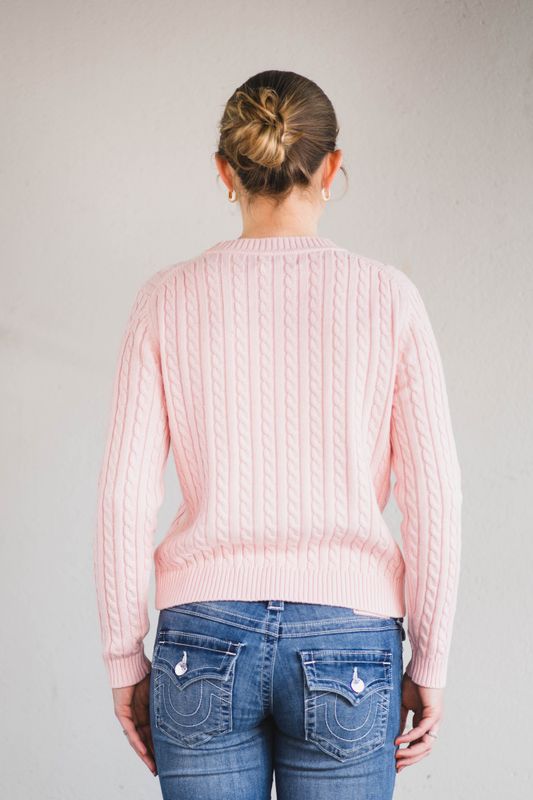 Livvy Cable Light Pink 