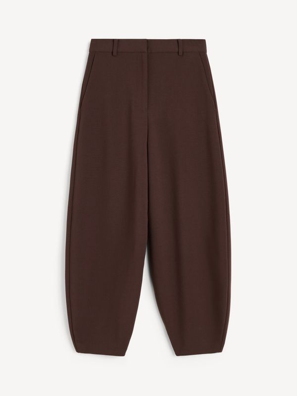 Carlien High Waist Trouser Warm Brown 