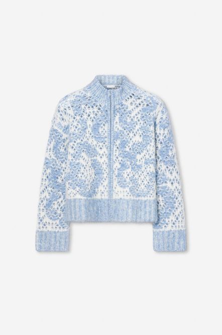 Hovedbilde Briana Zip Knit Light Blue 