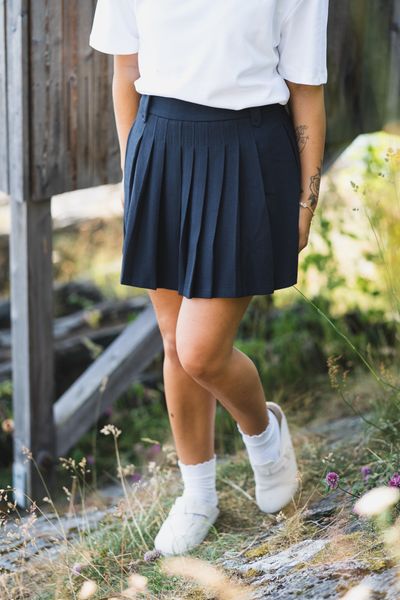 Hovedbilde Marin Plisse Skirt Navy 