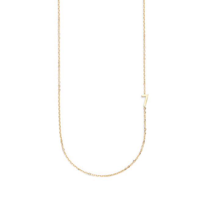 Hovedbilde Big Number Necklace Gold - 40L - 7
