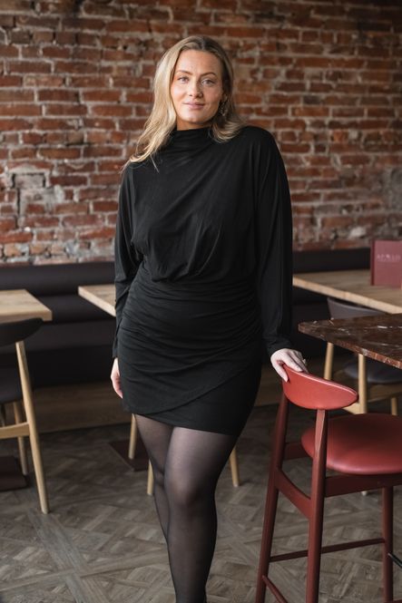 Hovedbilde Ivara Drape Dress Black 