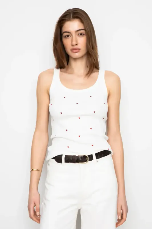 Pam Rib Singlet Berry 