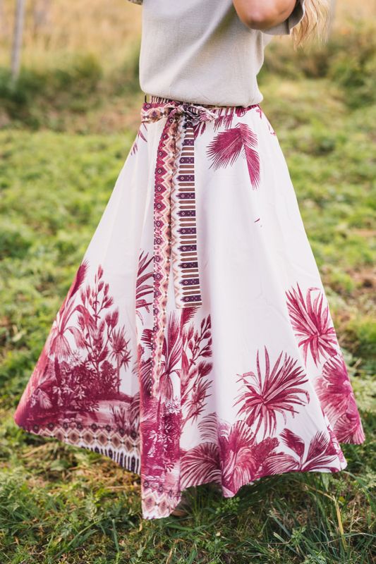 Lumine Skirt Bordeaux