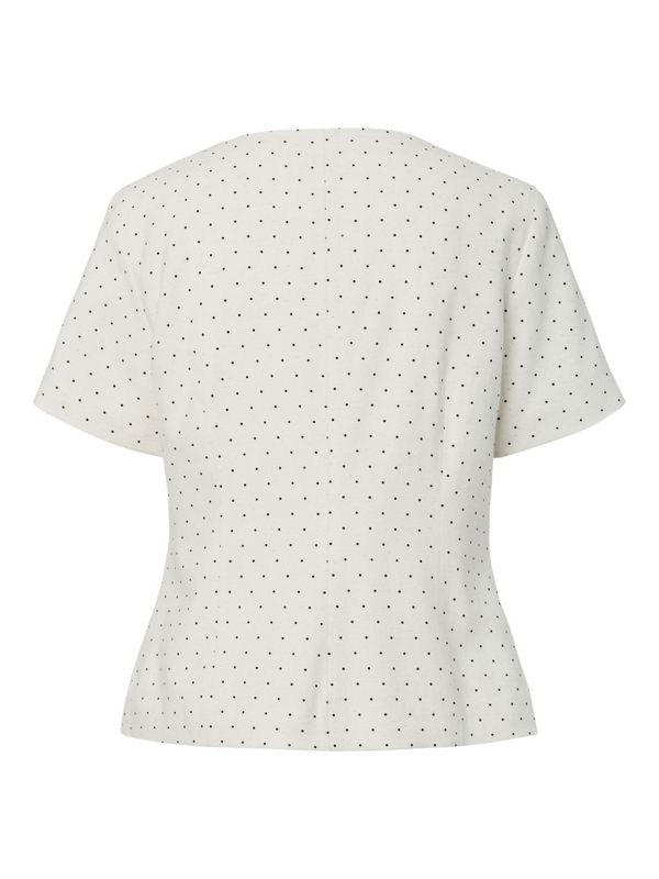 Dotly SS Blazer Star White W. Black Dots 