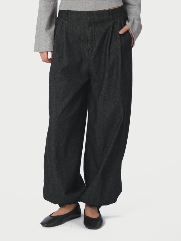 Fayla Denim Balloon Pants Black 