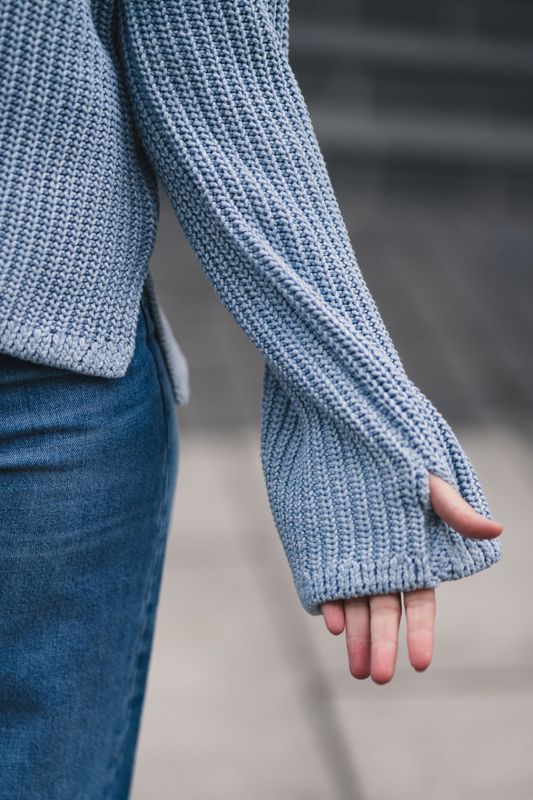 Sophie Knitted Sweater Blue 