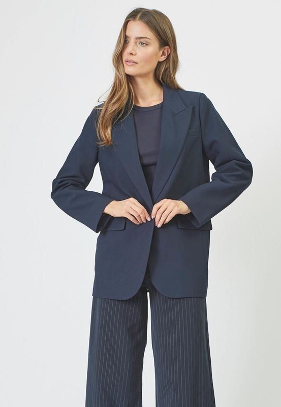 Vola Single Oversize Blazer Navy 