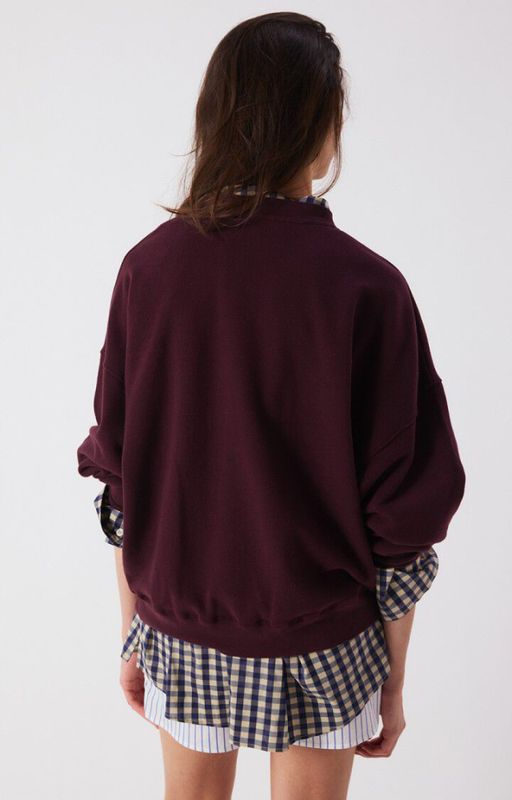 Atubay Sweatshirt Wine Lees