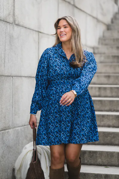 Hovedbilde Astrid Dress Blue Iolite Flower 