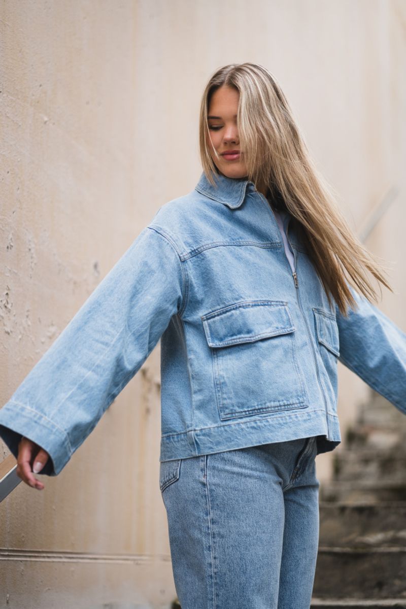 Titan Denim Jacket Light Blue 