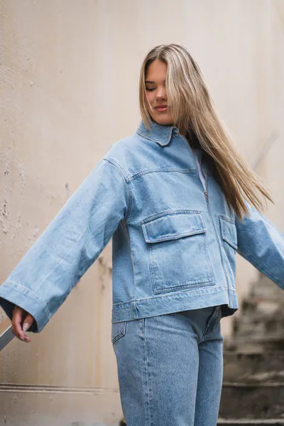 Hovedbilde Titan Denim Jacket Light Blue 