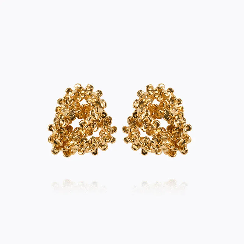 Mini Gemma Earrings Gold 