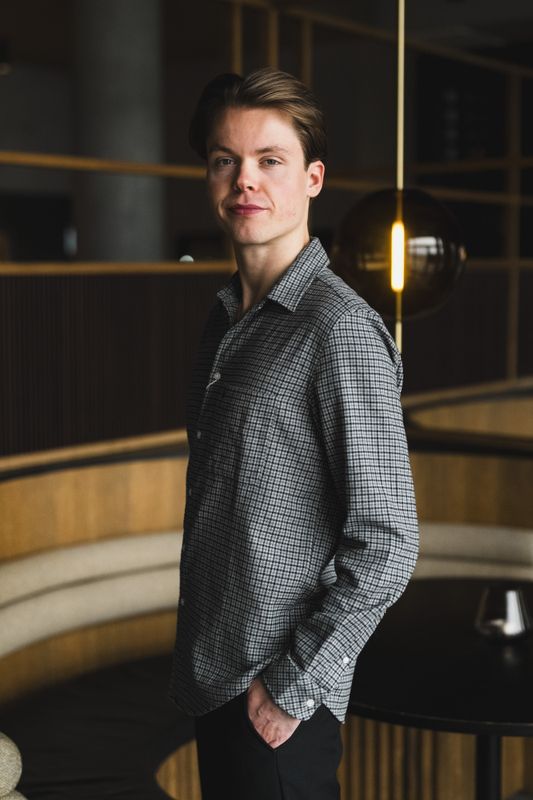 Saliam NJ Shirt 15839 Grey Melange Check 