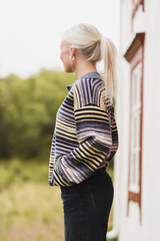 Luna Space Yarn Polo Multicolor
