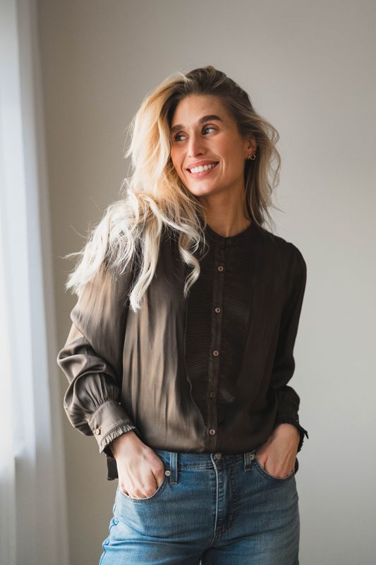 Zola Blouse Brown 