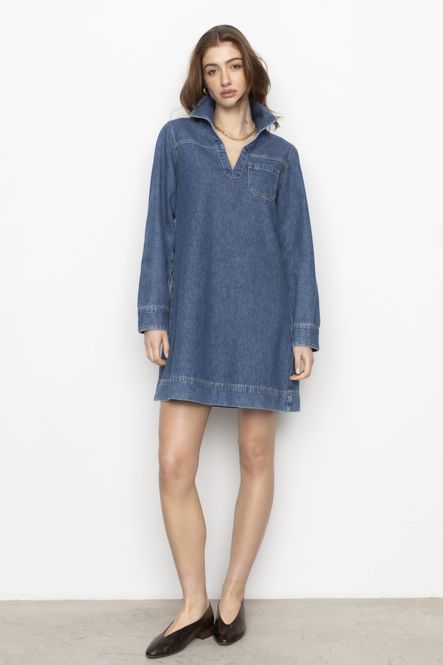Hovedbilde Haley Dress Mid Blue 