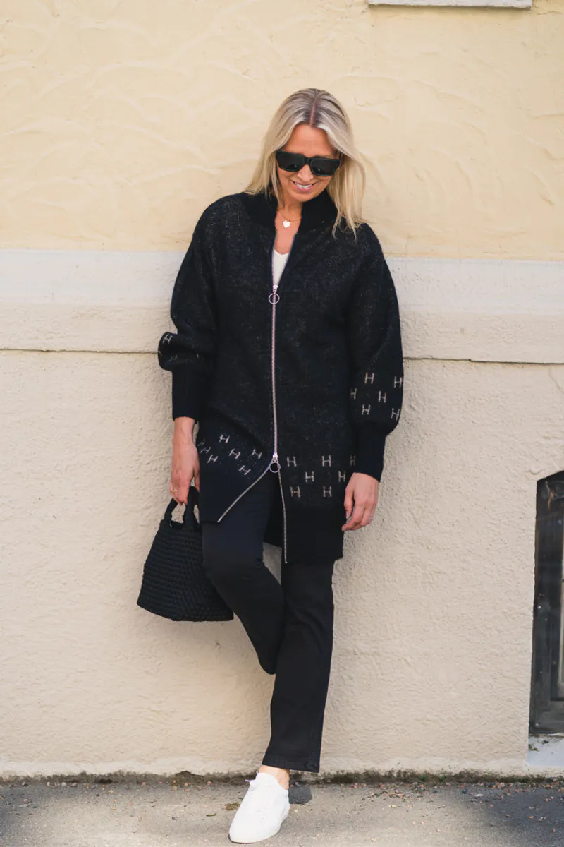 Martha Jacket Long Black 